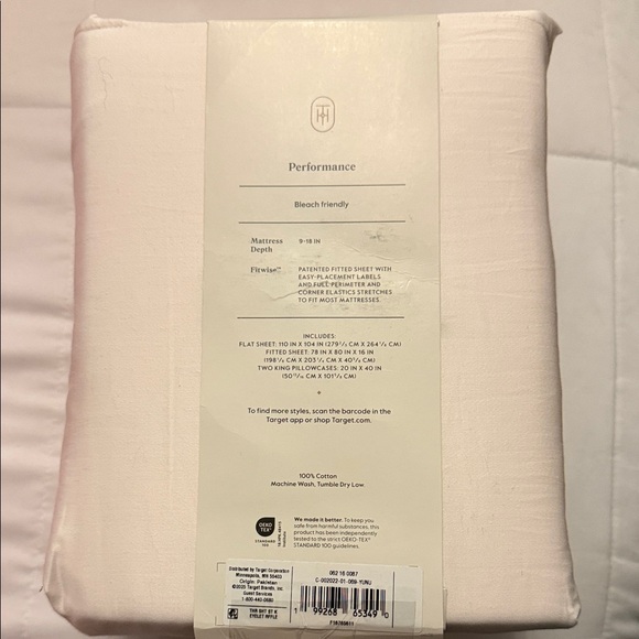 Threshold Cream Performance Sheet Set - Picture 5 of 5